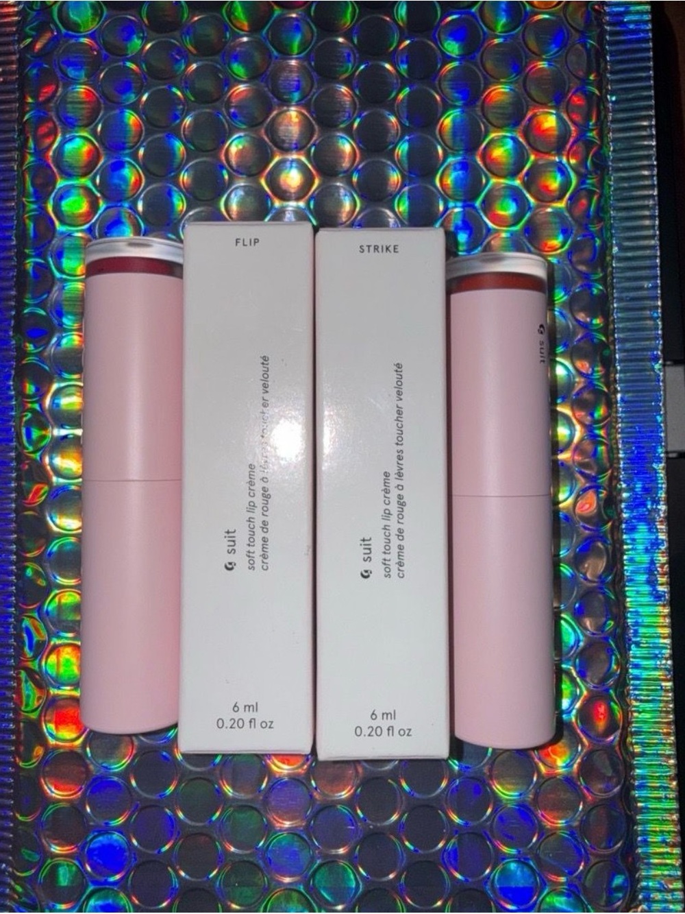 Glossier Gsuit Soft Touch Lip Crème Set of 2